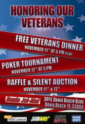 Veterans Appreciation Dinner and Poker Tournamnet